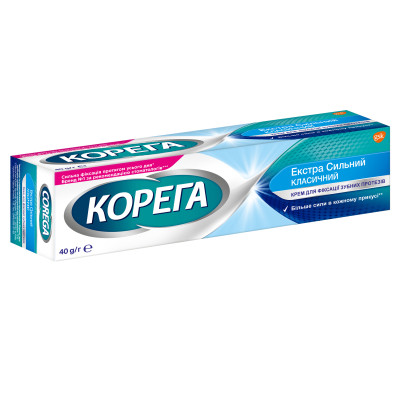 Крем для фіксації зубних протезів Corega Екстра сильний 40 г (4820127150145) Вінниця - фото 2