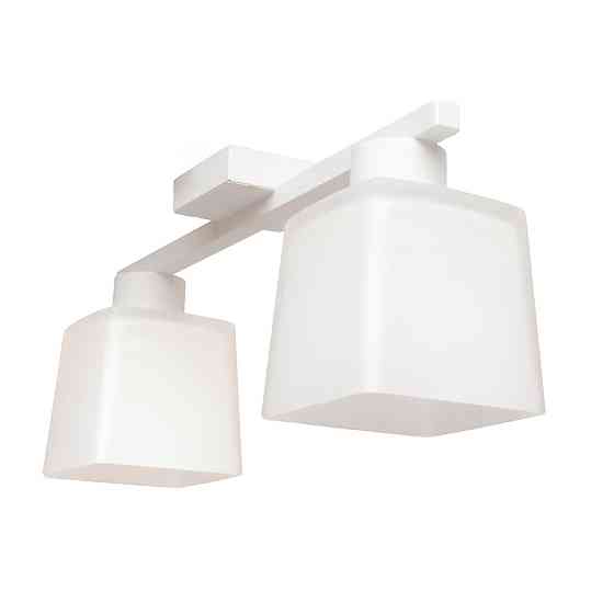 Люстра потолочная на два плафона MSK Electric Sakura под лампы Е27 белая NL 16510-2 WH Одесса