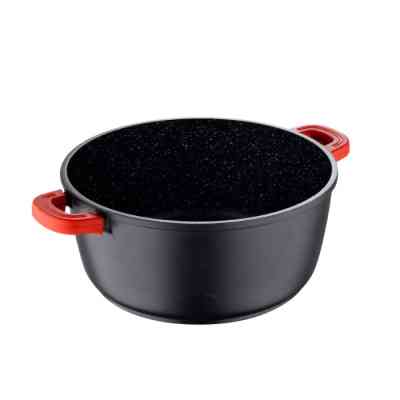 Каструля Bergner Chroma, з кришкою 24 см, 5 л (BG-30115-BK) Вінниця