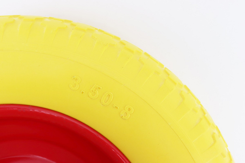 Колесо на тачку "СИЛІКОН" 3,50-8, під вісь 16мм (низької якості) Київ - фото 2