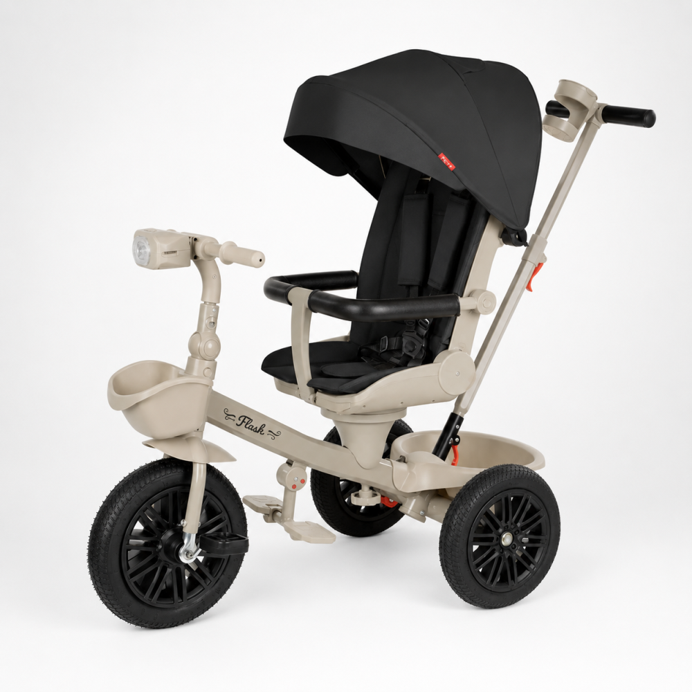 Велосипед трехколесный TILLY FLASH T-3812 BLACK/1/ Киев - изображение 1