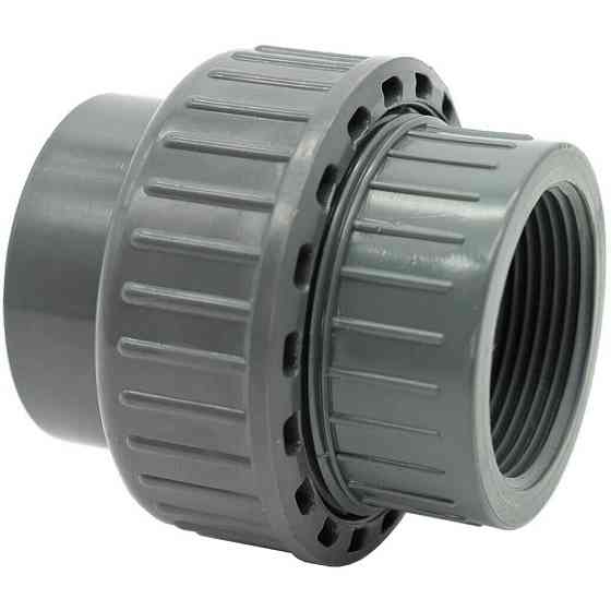 Муфта ПВХ Effast RERBOE090I розбірна із внутрішньою різьбою, 3
