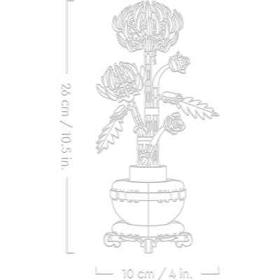 Конструктор LEGO Icons Хризантема 278 деталей (10368) Вінниця