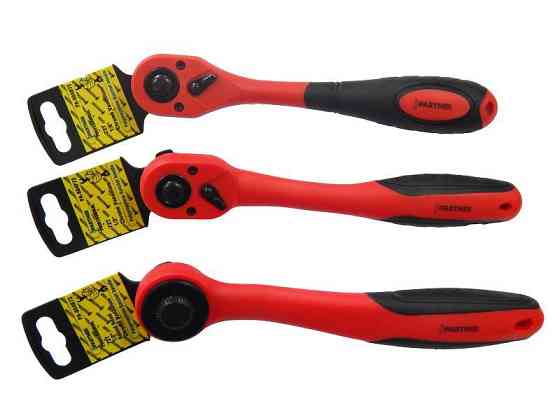 Трещотка с прорезиненной противоскользящей рукояткой1/2