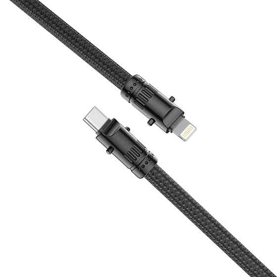 Кабель XO Lanyard Bullet Type-C to Lightning 27W 1,2м чорний Львів