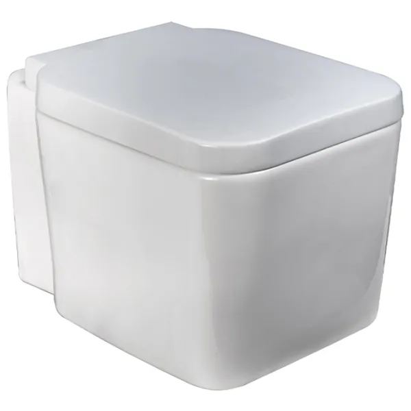 Унитаз подвесной настенный EGE Vitrifiye Nysa с крышкой Soft Close Белый Винница - изображение 2