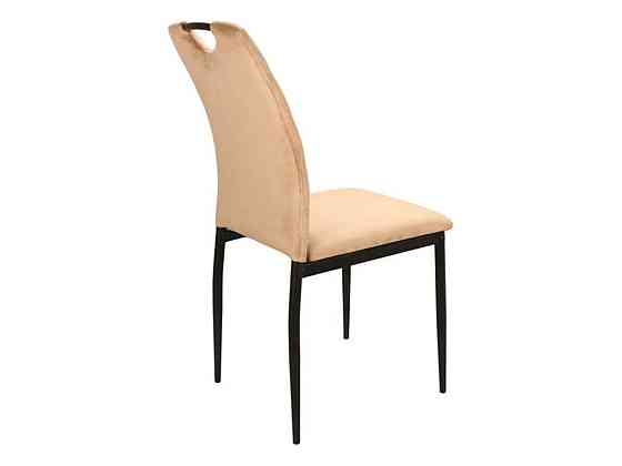 Стілець RIP VELVET чорний каркас/беж 28 Київ