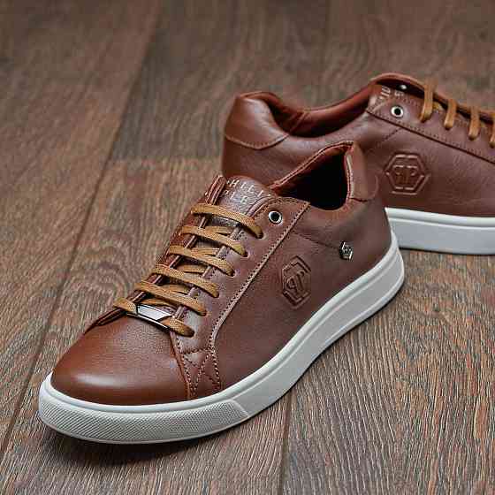 Чоловічі стильні шкіряні кеди М-84 р\б Харьков