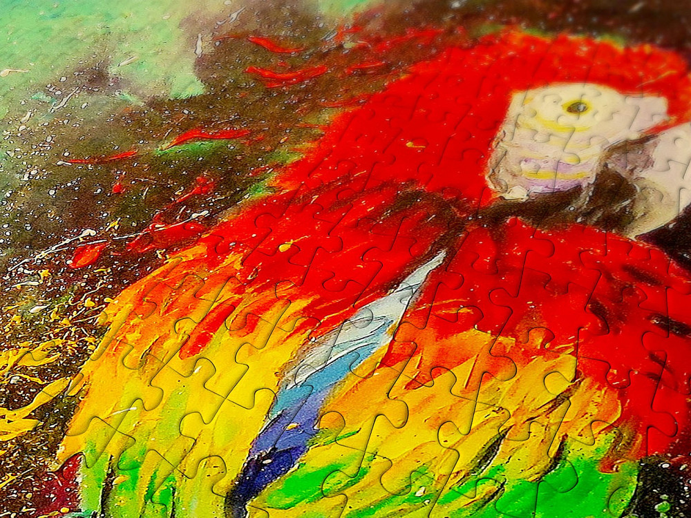 Пазл Різнобарвний папуга - Colorful Parrot (Enjoy-1787) Київ - фото 2
