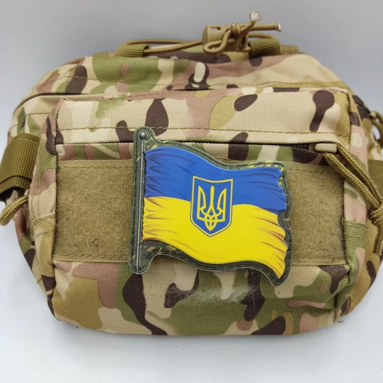 Патч / шеврон стяг Україна Запорожье