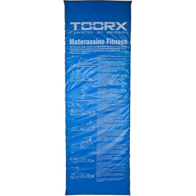 Килимок для фітнесу Toorx Padded Exercise 181х60х2,5 см з антиковзною поверхнею Blu/Rosso (MAT-GE) (931149) Вінниця - фото 2