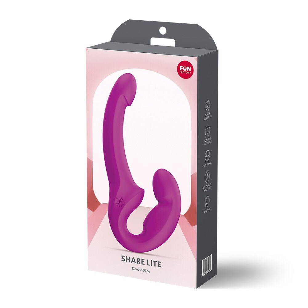 Безремінний страпон Fun Factory SHARE LITE Blackberry, регульований, полегшена модель Sex Aura Київ - фото 8