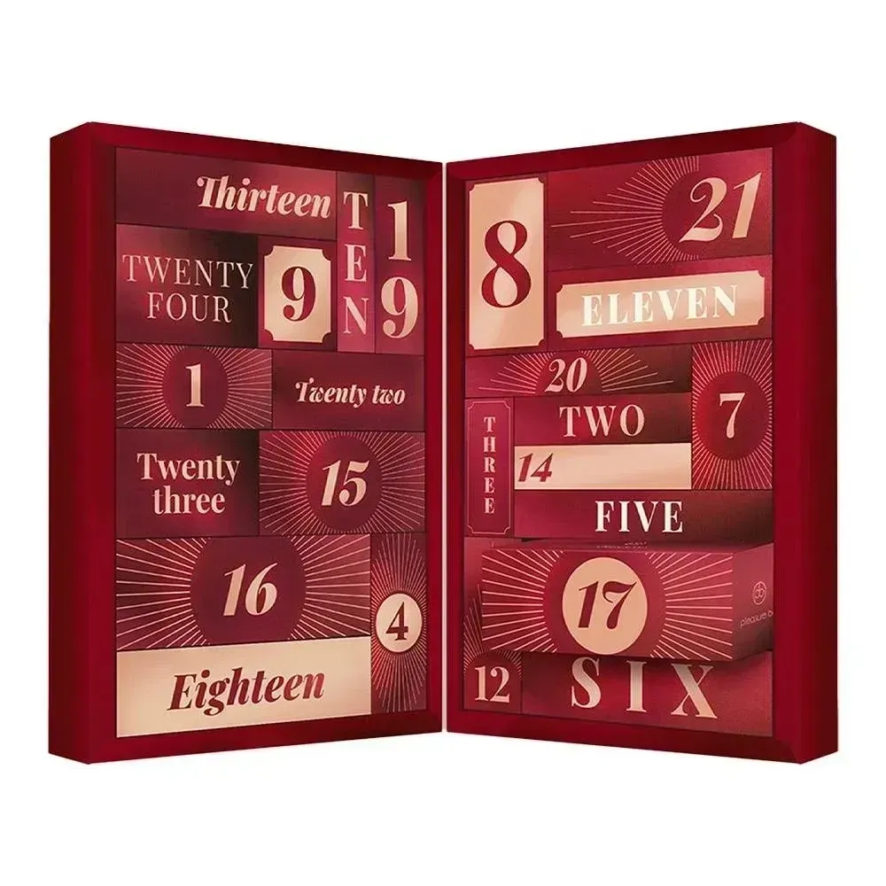 Адвент-календар Dream Toys Pleasure Box, червоний, 24 предмети Sex Aura Київ - фото 3