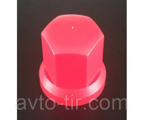 Ковпачок пластиковий на гайку 33 мм червоний високий Луцк - изображение 1