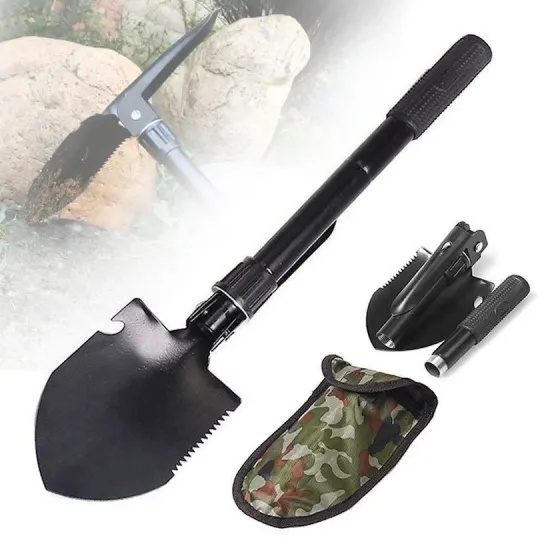 Складная туристическая лопата 5в1 в чехле 42 см Киев