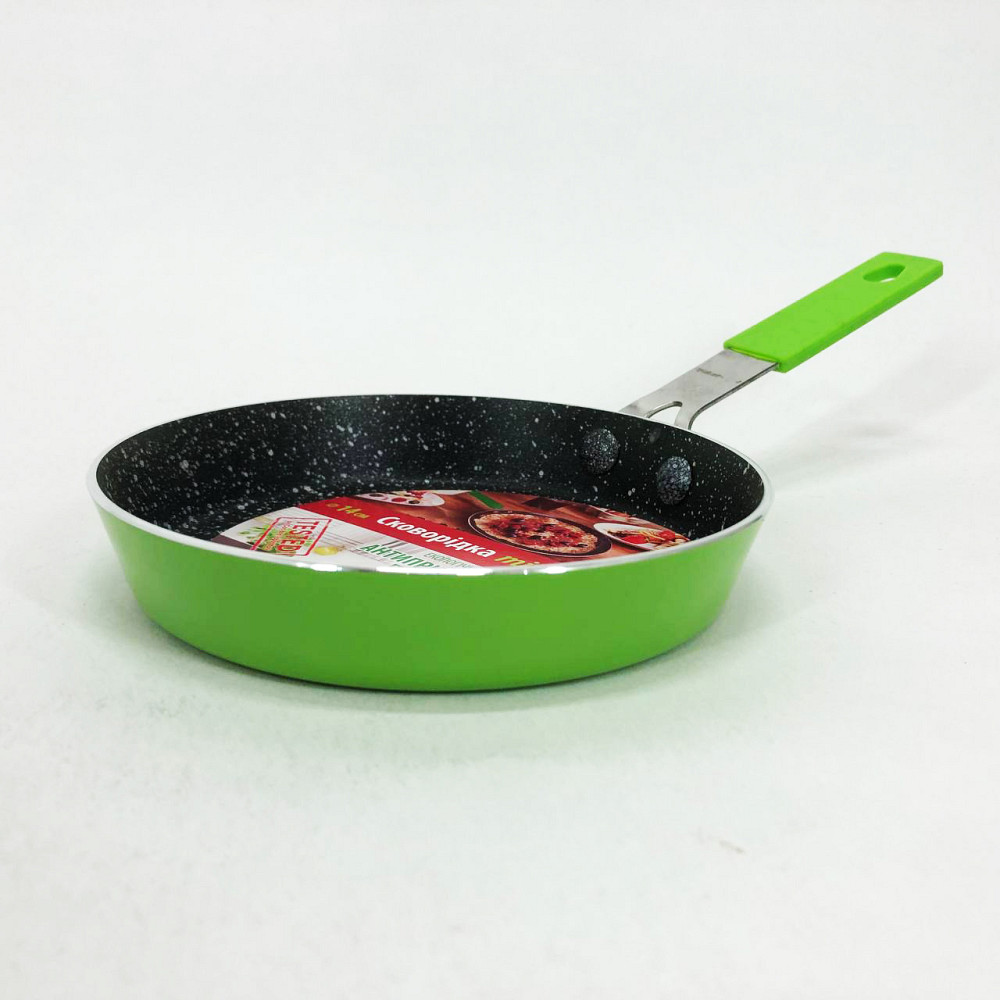 Сковорода з ручкою алюміній Con, Міцна сковорідка з антипригарним покриттям, Практична сковорідка YC-52 Івано-Франківськ - фото 1