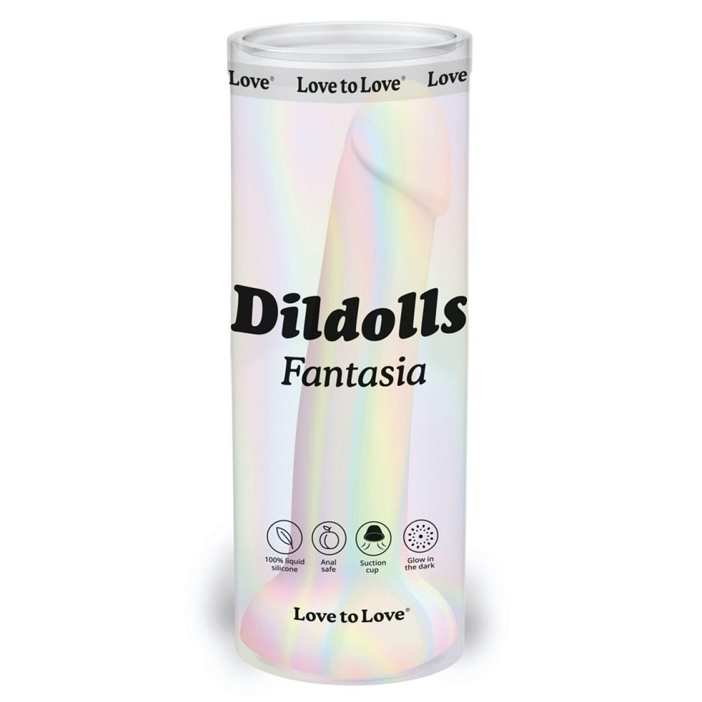 Дилдо, светящийся в темноте Love To Love DILDOLLS - FANTASIA ультрамягкий Sex Aura Киев - изображение 9