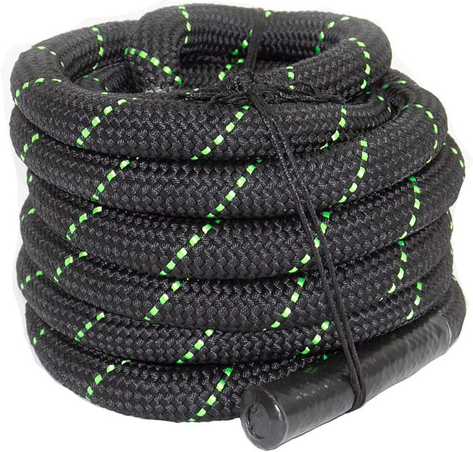 Канат спортивний для кросфіту тренувальний 12 м Battle Rope WCG 38х12 Київ - фото 3