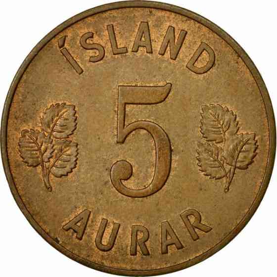 Ісландія 1946 рiк 5 аурар. Полтава