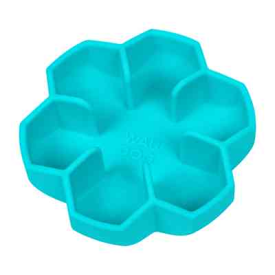 Универсальная посуда для животных WAUDOG Silicone миска для медленного питания 750 мл голубая (23542) Винница