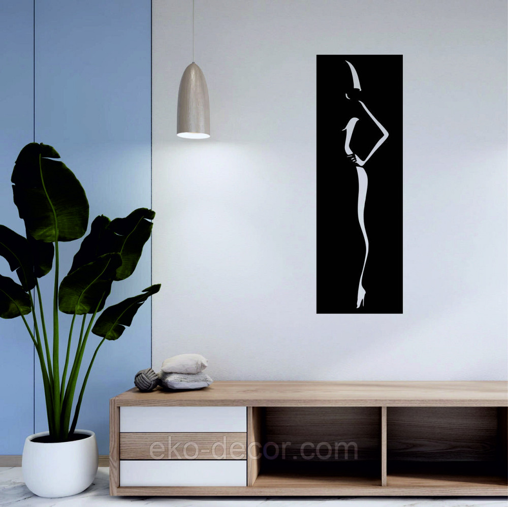 Декоративне настінне Панно «Силует жінки», Декор на стіну Київ - фото 6