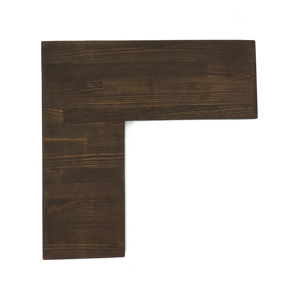 Угловая настенная полка 