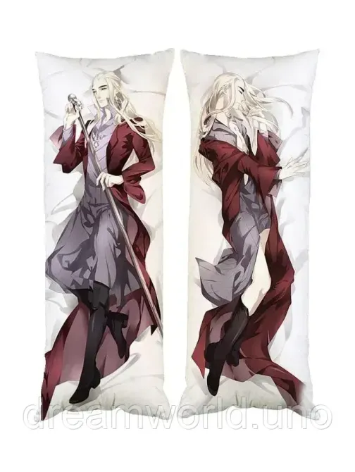 Подушка дакимакура Трандуил Хобит Властелин колец декоративная ростовая подушка для обнимания двухсторонняя 30х60 Харьков - изображение 1