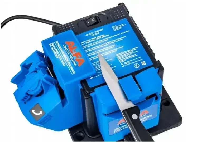 Точило AL-FA для ножів і свердел, 150 Вт, компактне, Італія Львів - фото 3