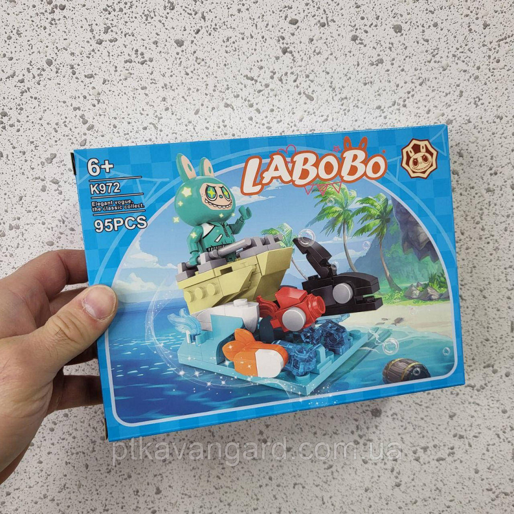 Конструктор лабубу 4в1 375 деталей labubu блоковий 4 набори в блоці K 972 A Хмельницький - фото 3