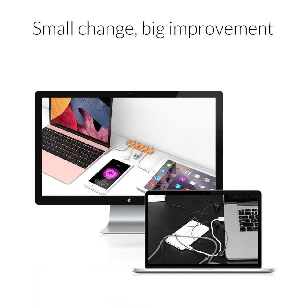 Органайзер держатель Orico CBS5 для 5 дротів (Розовий) Николаев - изображение 8