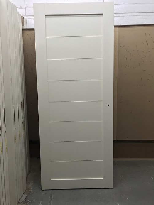 Двери экошпон, Полотно, серия TETRA  , Модель Т-04 (глухая). Цвет: Крем мат. (НОВИНКА) Крем мат. Киев - изображение 2