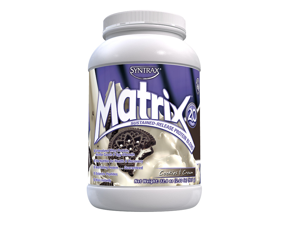 Протеин Syntrax Matrix 0.9 kg ( Cookies & Cream ) Луцк - изображение 1