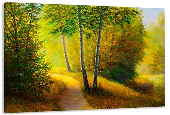 Картина холст в гостиную / спальню   Природа Ліс   MLP_355 90х180см Киев