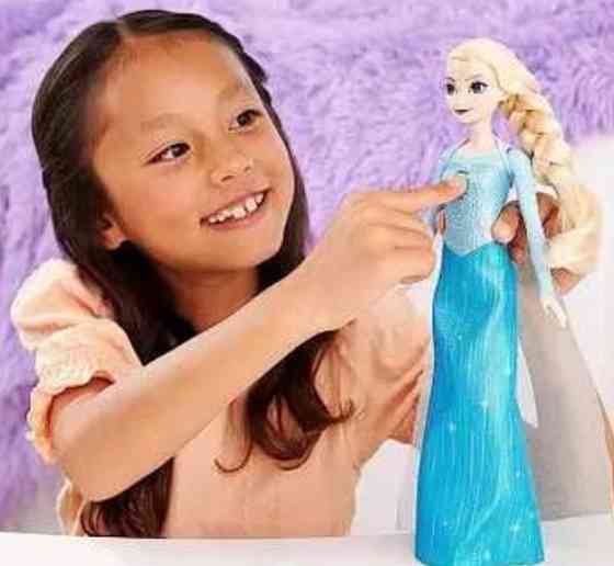 НАЮНС Музыкальная Кукла Эльза Певица Disney Frozen Elsa Mattel HLW55 Харьков