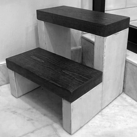 Лавка-сходинка "Маунтін" шеббі-венге Миколаїв - фото 1