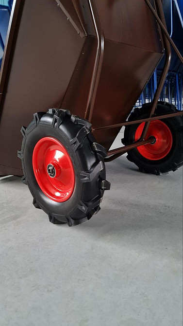 Тачка строительная Garden joys 200 Шоколад Тачка для груза Тачка для мусора Тачка для огорода Белая Церковь - изображение 6