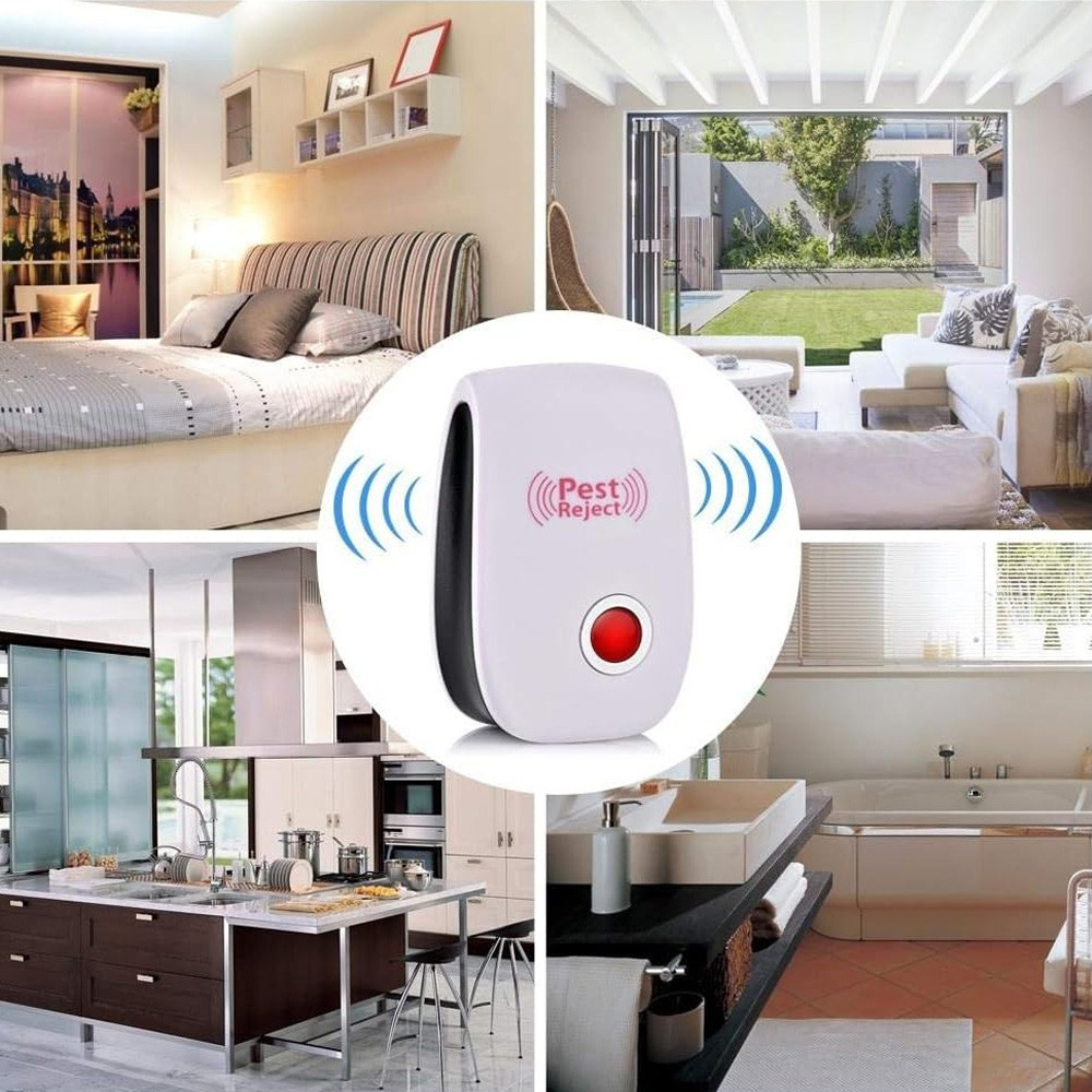 Відлякувач гризунів та комах Electronic Pest Repeller / Електронний ультразвуковий відлякувач Київ - фото 8