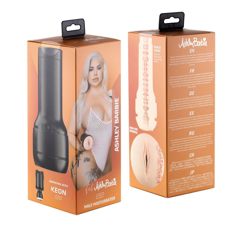 Мастурбатор Kiiroo Feel Ashley Barbie, копія вагіни порнозірки Sex Aura Київ - фото 3
