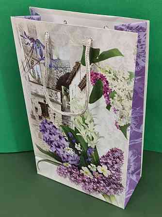 Паперовий пакет подарунковий Середній 17/26/8 (артSV-190) (12 шт.) Харків