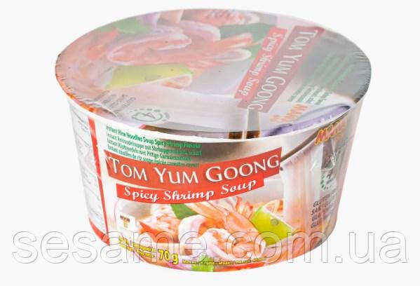 Тайская лапша быстрого приготовления в стакане Том Ям Goong Bowl Mama 70 г Харьков - изображение 2