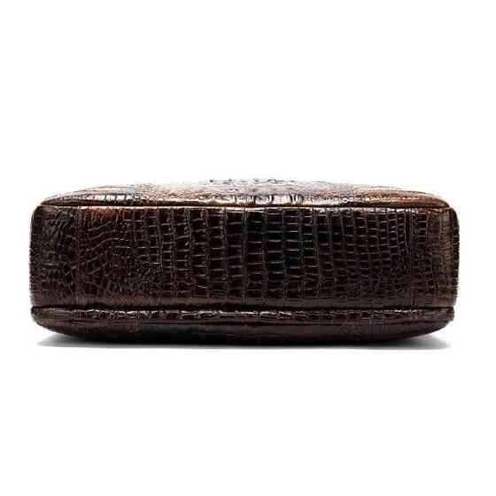 Сумка для ноутбука з тисненням під рептилію Коричнева (Vintage) Київ