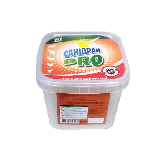 Засіб Санідрай Про для дезінфекції та санітарної обробки 1 кг, Круг Вінниця
