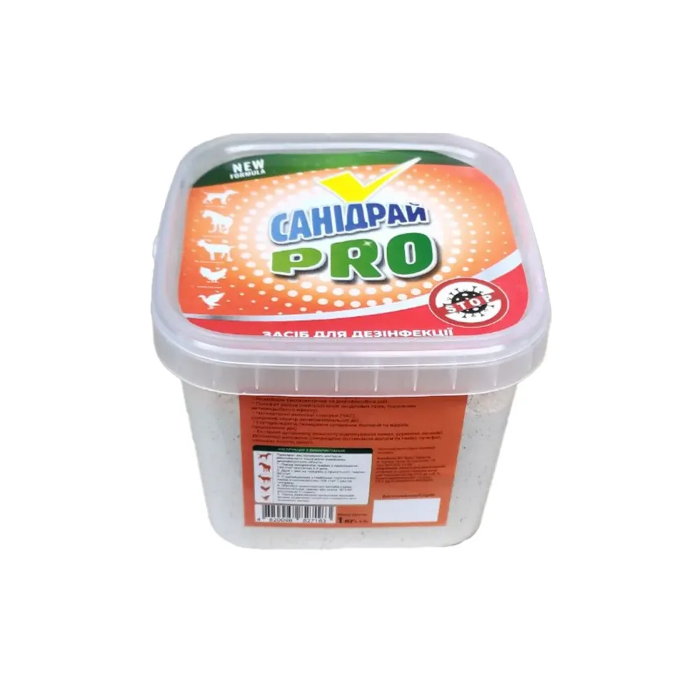 Засіб Санідрай Про для дезінфекції та санітарної обробки 1 кг, Круг Вінниця - фото 1