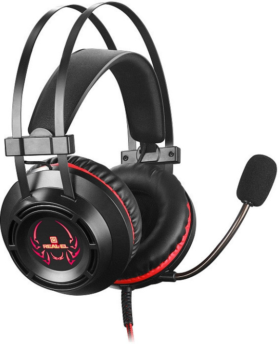 Гарнітура REAL-EL GDX-7450 Black Чорний Харьков - изображение 5