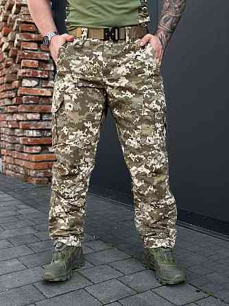 Военные летние штаны пиксель рип-стоп тактические мужские ЗСУ, для армии и полевых задач Львов