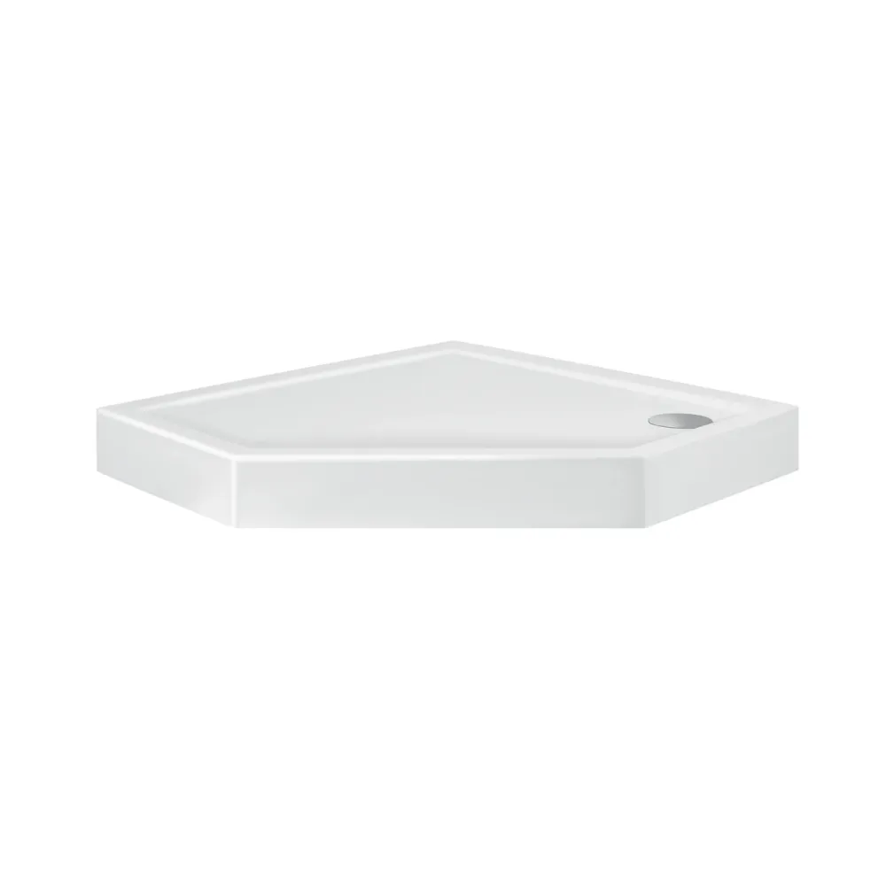 Душовий піддон Qtap Diamond 309912 90x90x12 см + сифон Київ - фото 7