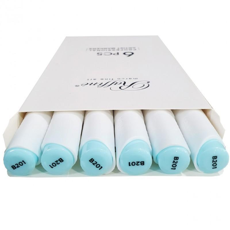 Скетч-маркер двосторонній "Marco" Raffine Mint blue (B201) 7800-6CB, шт Київ - фото 1