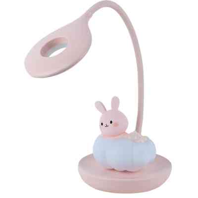 Настольная лампа Kite Cloudy Bunny LED с аккумулятором, розовая (K24-493-1-2) Винница