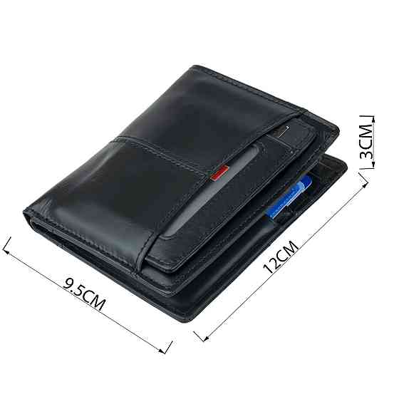 Гаманець чоловічий Vintage 14921 Чорний Київ