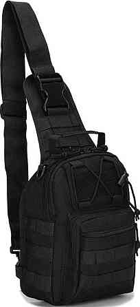 Тактична сумка M-Tac на пояс Molle чорна/сумка через плече EDC Харків